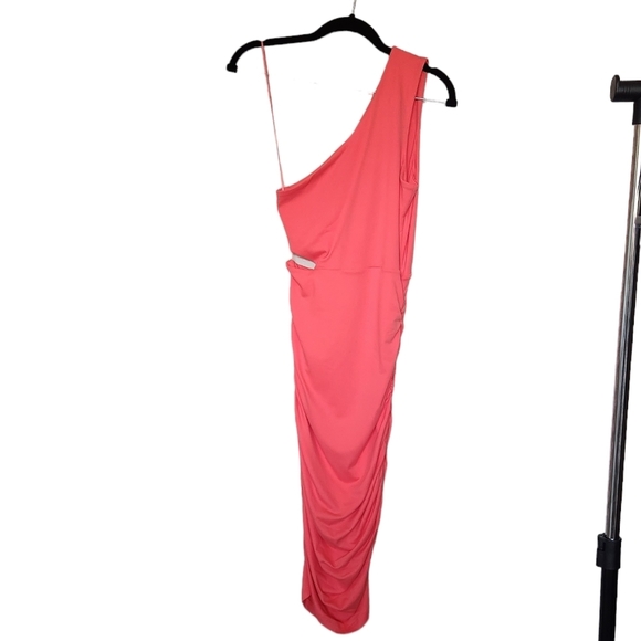 Susana Monaco Ruched One Shoulder Dress - Picture 4 of 7